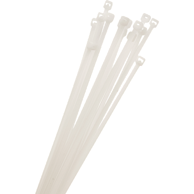 Кабельная стяжка PCT 3,6x200-100WH PA6.6 Jazzway (100 шт/уп)